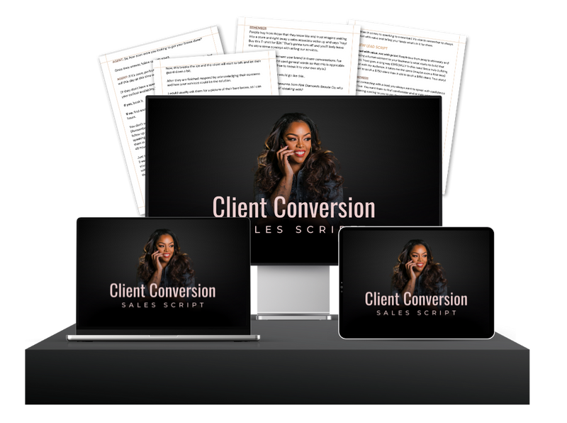 Client Conversion Sales Script for PMU Artists